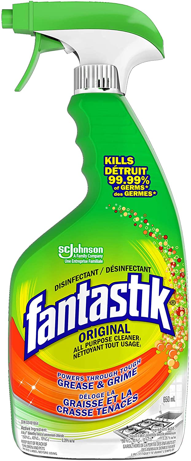 Fantastik All Purpose Cleaner, Disinfectant, Original - 650 mL