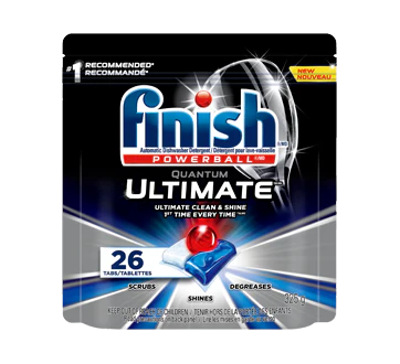 Finish Quantum Ultimate Dishwasher Soap- 26 tabs