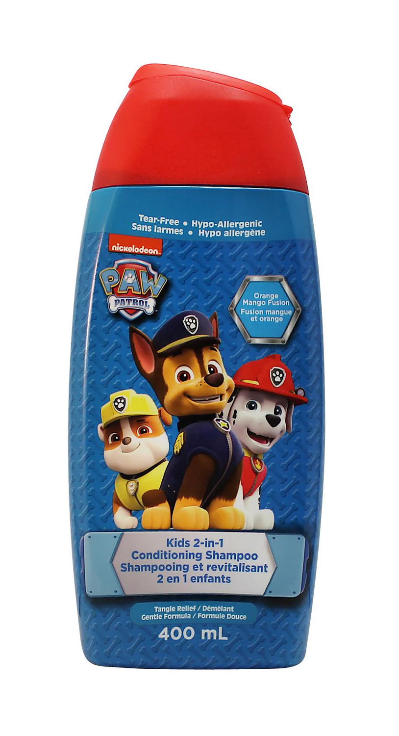 Funcare PAW Patrol Kids 2-in-1 Conditioning Shampoo, Orange Mango Fusion - 400 ml