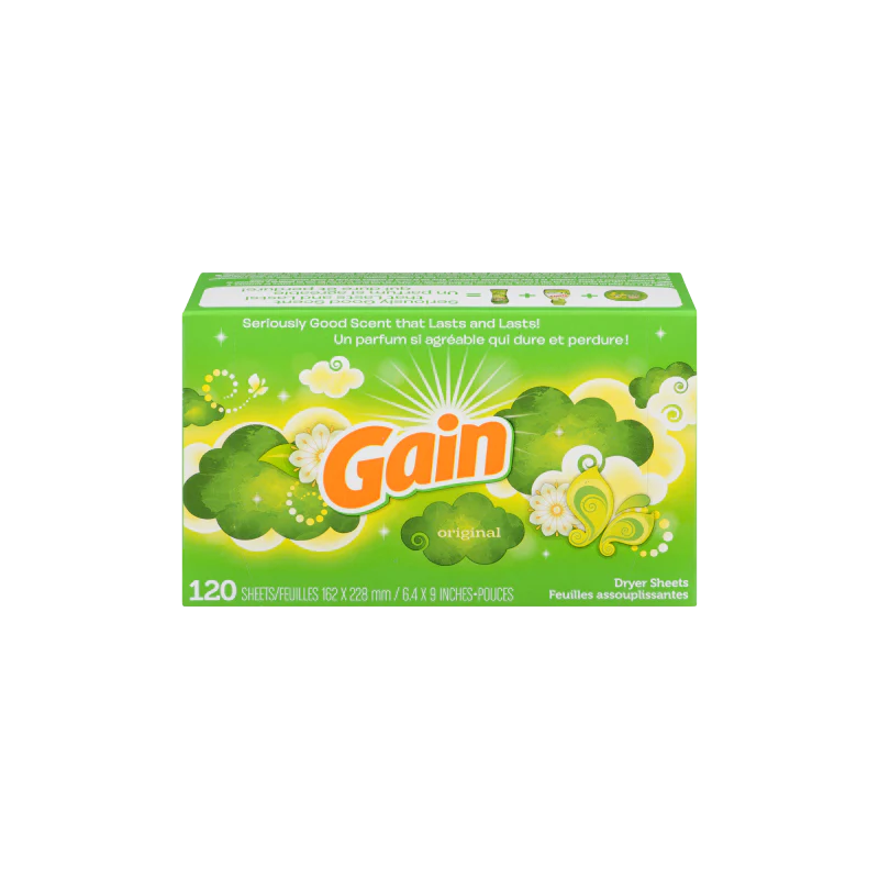 Gain Dryer Sheets, Original - 120 sheets