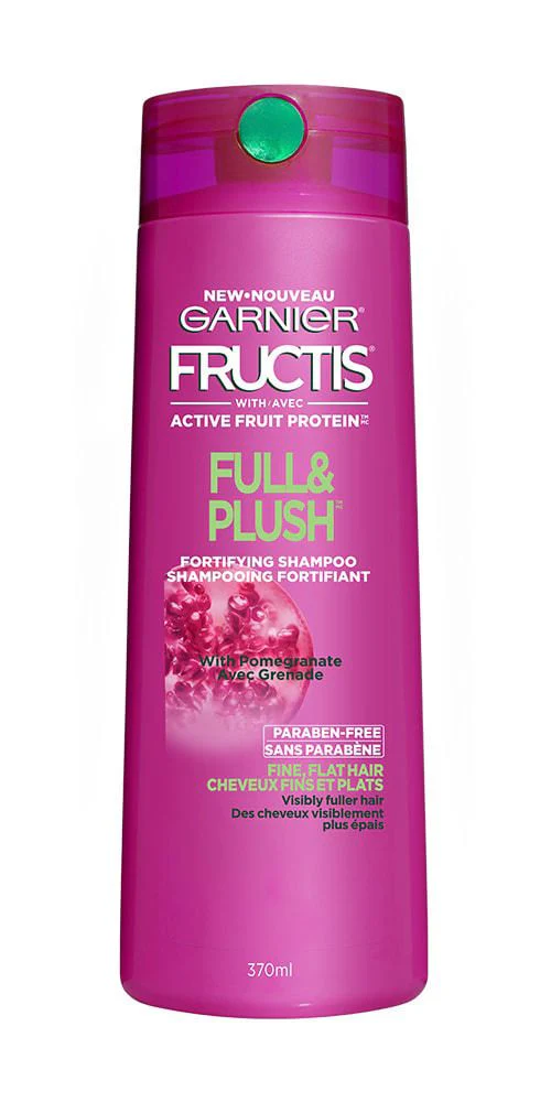 Garnier Fructis Full & Plush Fortifying Shampoo with Pomegranate - 370 ml