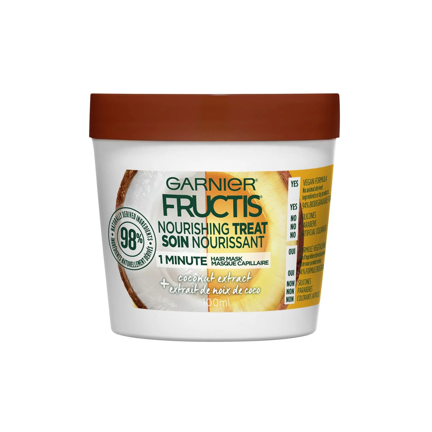 Garnier Fructis Nourishing Treat with Coconut Extract - 100 mL