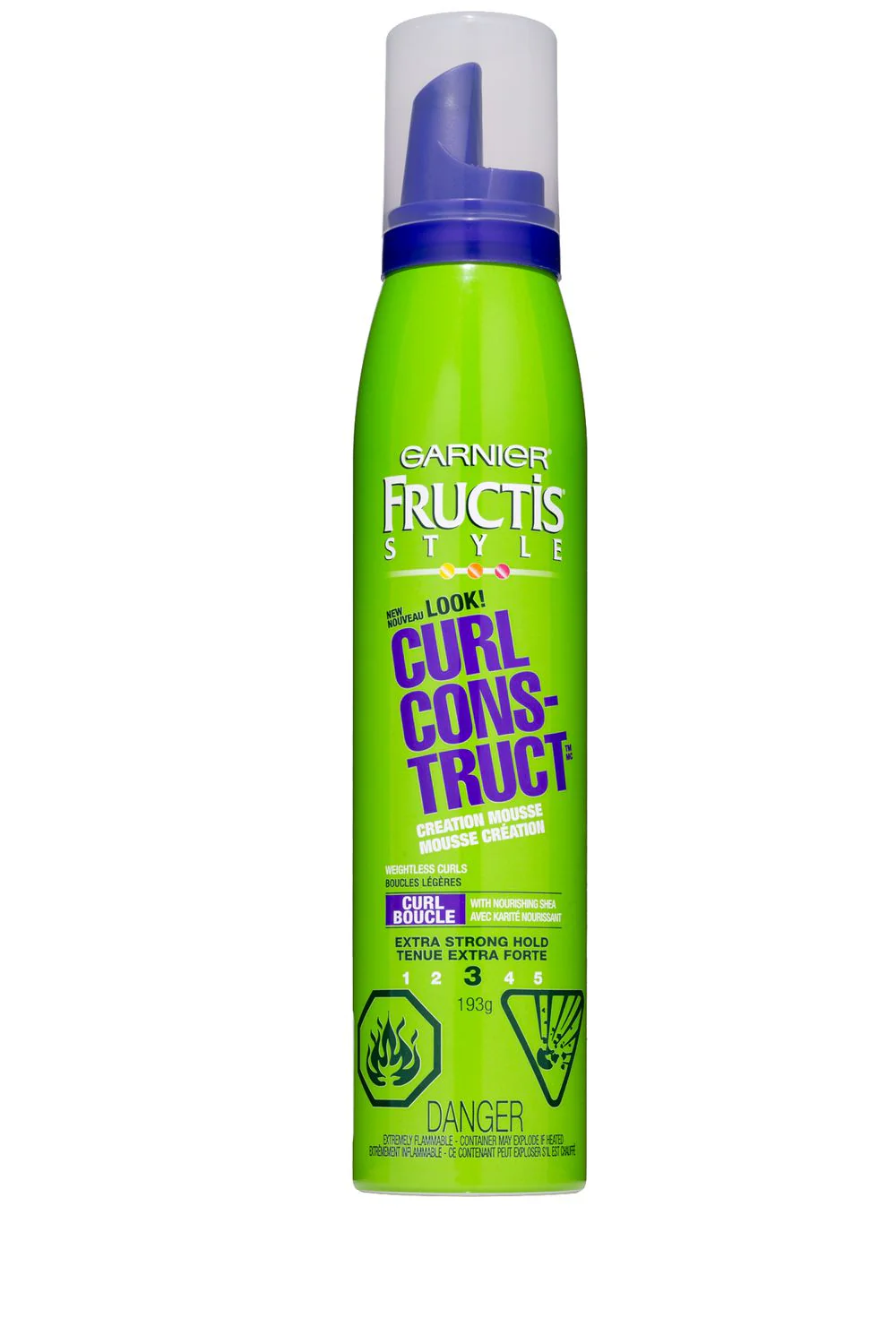 Garnier Fructis Style Curl Construct Extra Strong Hold Mousse - 193 g