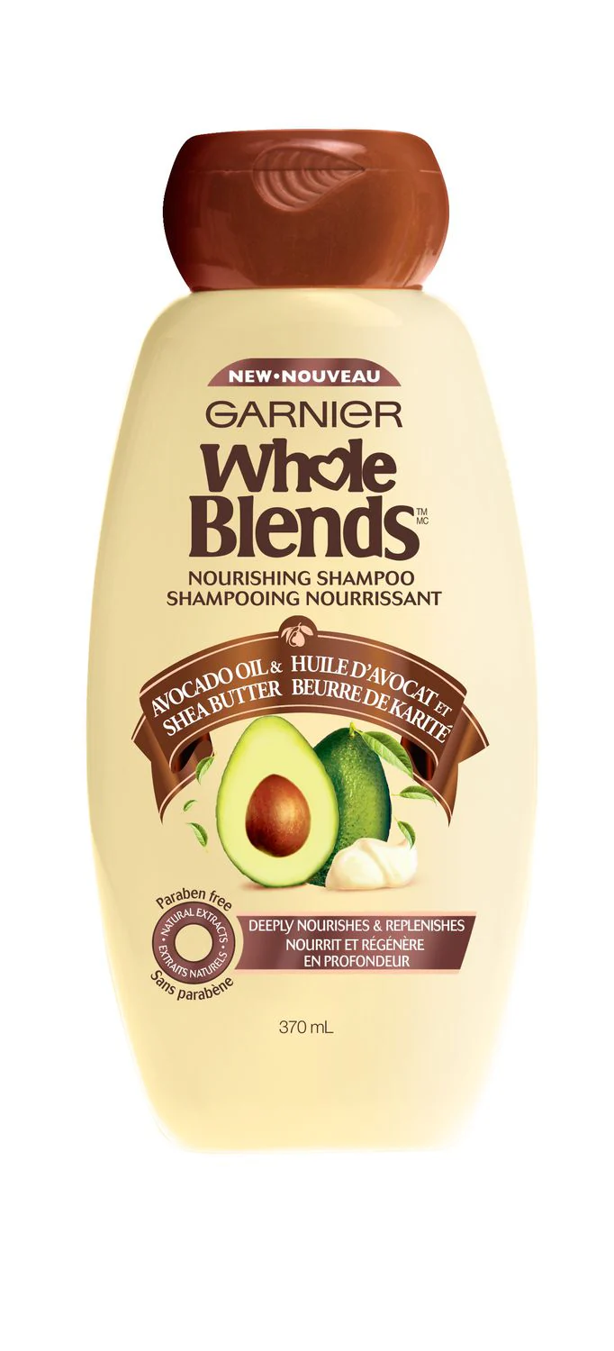 Garnier Whole Blends Avocado Oil & Shea Butter Nourishing Shampoo - 370 mL