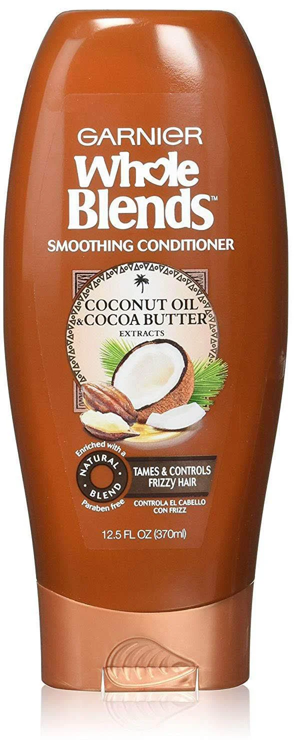 Garnier Whole Blends Coconut Oil & Cocoa Butter Smoothing Conditioner - 370mL