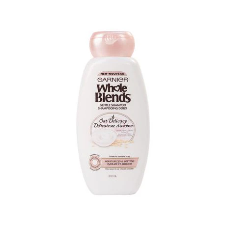 Garnier Whole Blends Gentle Shampoo, Oat Delicacy, Paraben-Free - 370 mL