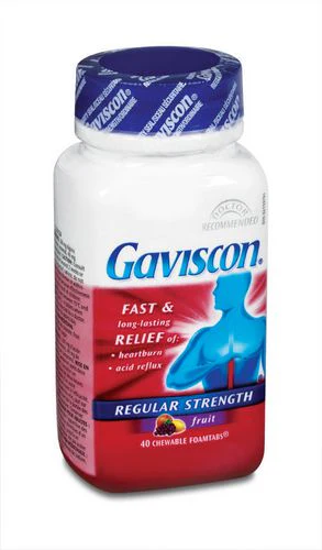 Gaviscon Regular Strength Chewable Tablets