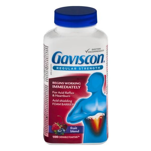 Gaviscon Regular Strength Chewable Tablets - Image 2
