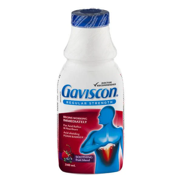 Gaviscon Regular Strength Soothing Liquid, Fruit Blend