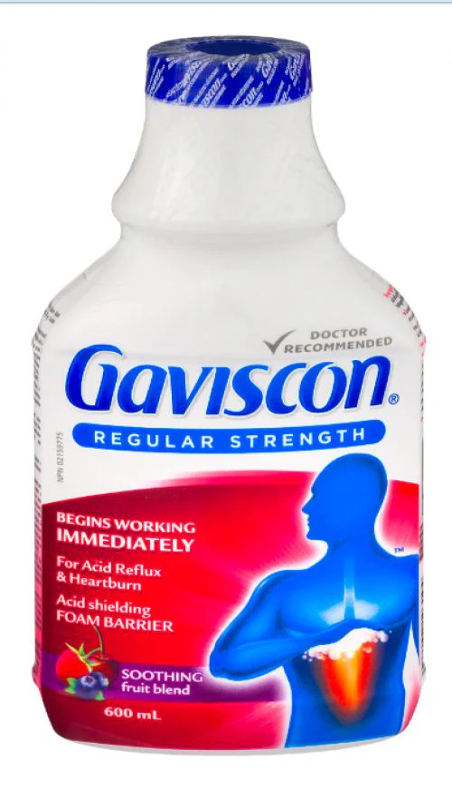 Gaviscon Regular Strength Soothing Liquid, Fruit Blend - Image 2