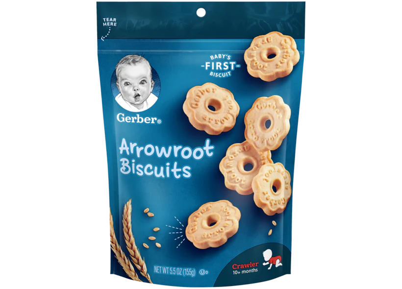 Gerber Arrowroot Biscuits (from 10+ months)