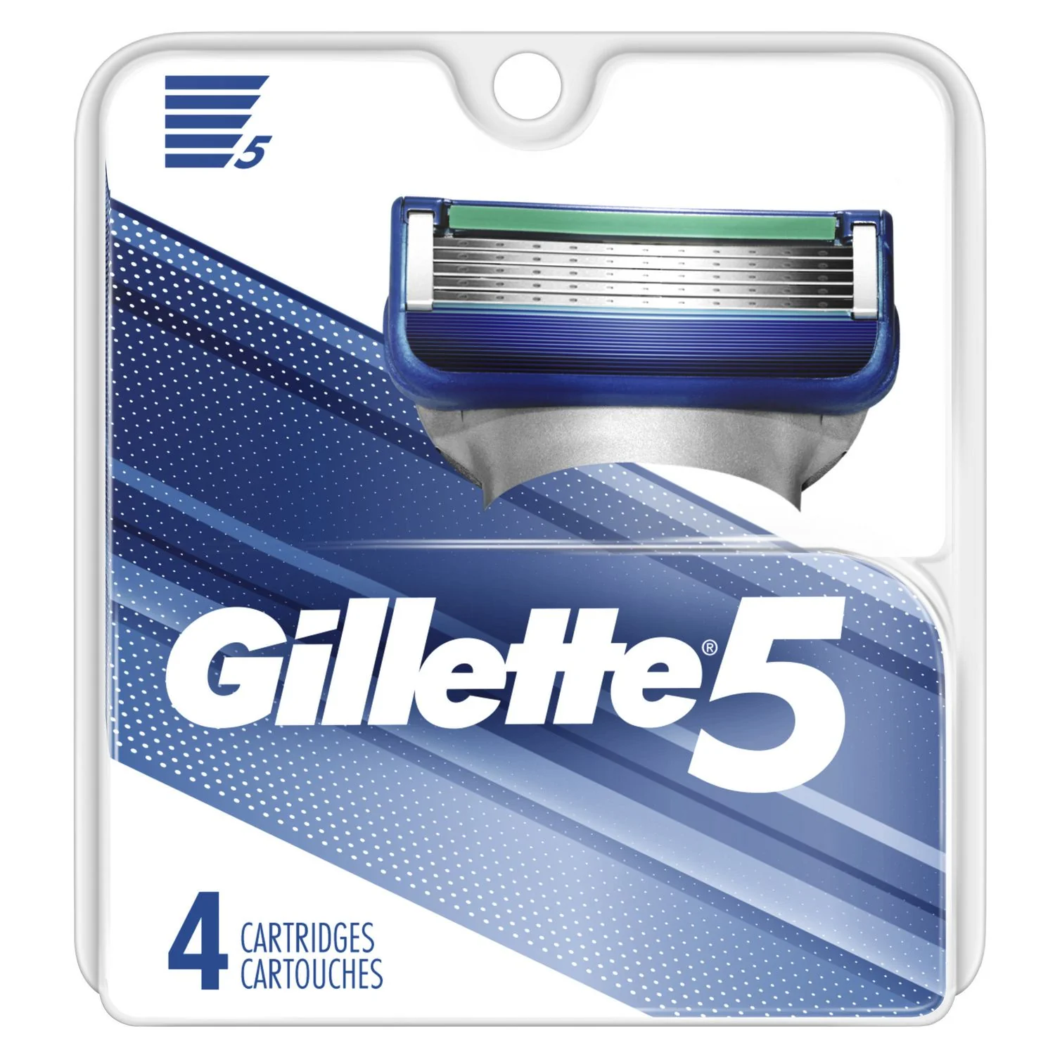 Gillette 5 Men's Razor Blade Refills - 4 cartridges