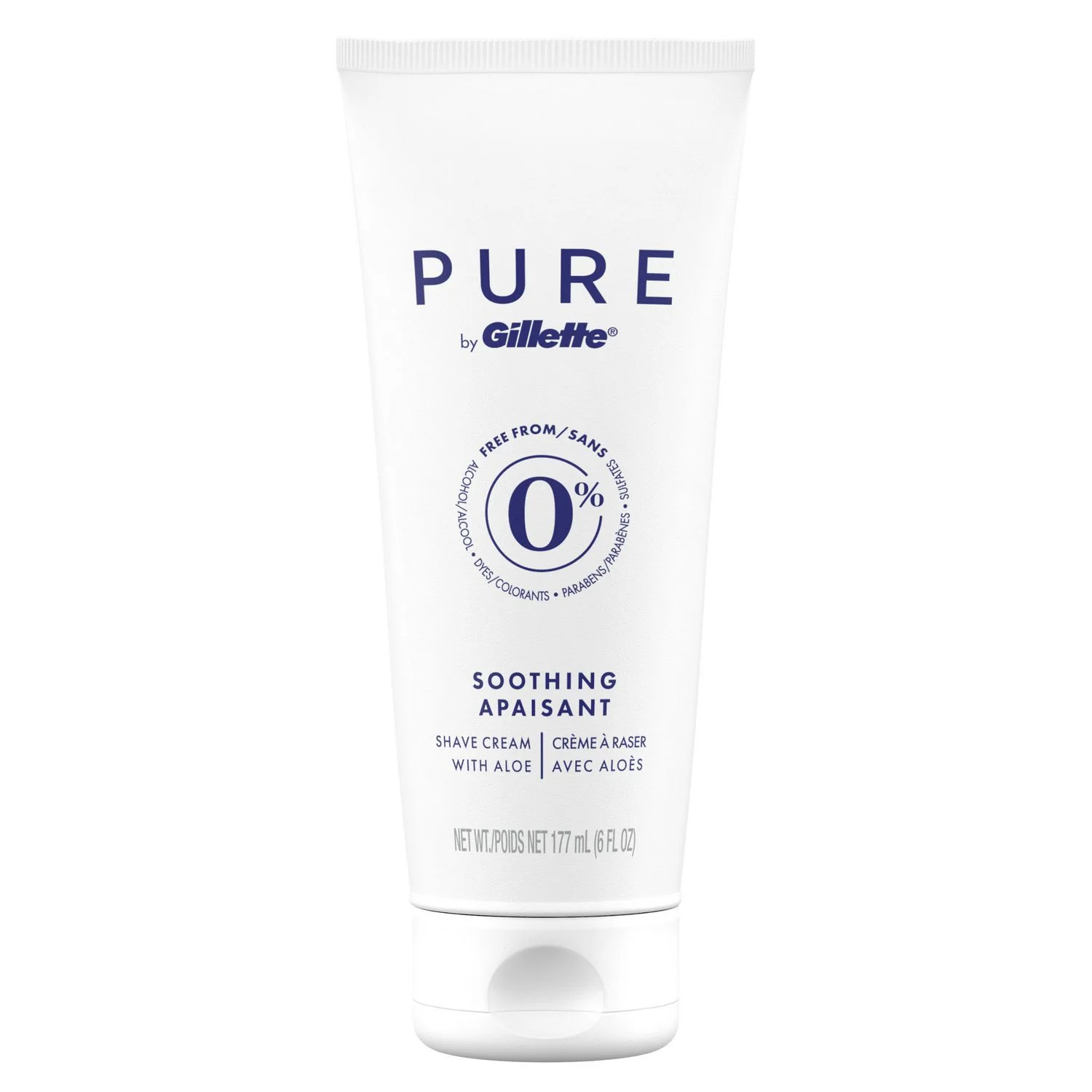 Gillette Pure Soothing Shave Cream - 177 ml