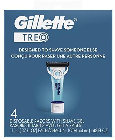 Gillette Treo Disposable Razors with Shave Gel