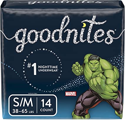 GoodNites Nighttime Underwear for Boys, Small-Medium - 14 count
