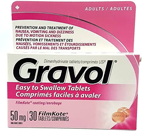 Gravol Easy-to-Swallow Tablets - 50 mg - Image 2