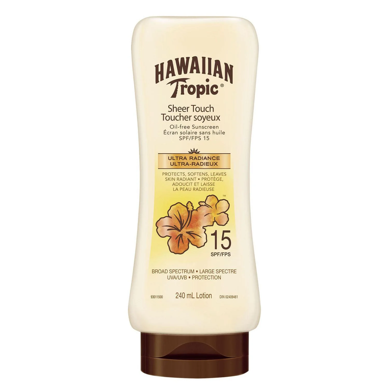 Hawaiian Tropic Oil-Free Sunscreen, Sheer Touch, Ultra Radiance - 240 mL