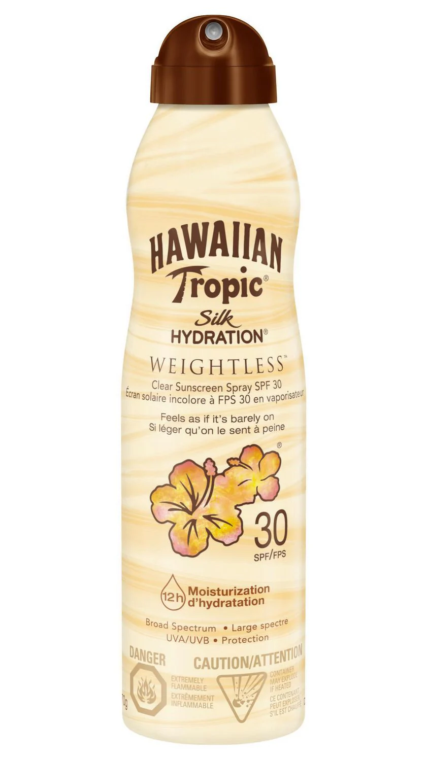Hawaiian Tropic Silk Hydration Weightless Sunscreen Spray SPF 30 - 170 g