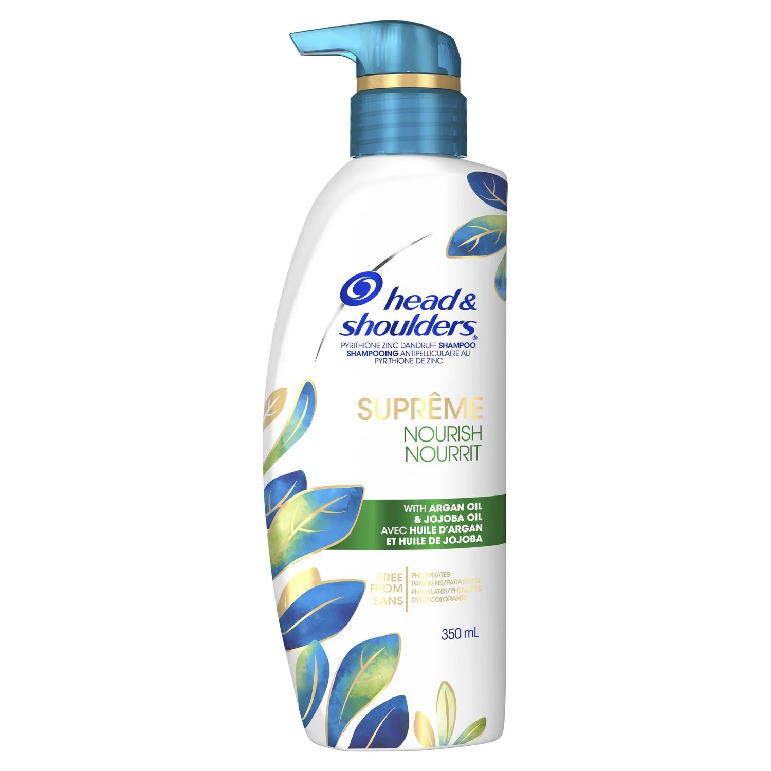 Head and Shoulders Supreme Nourish Shampoo with Argan Oil & Jojoba Oil - 350 ml