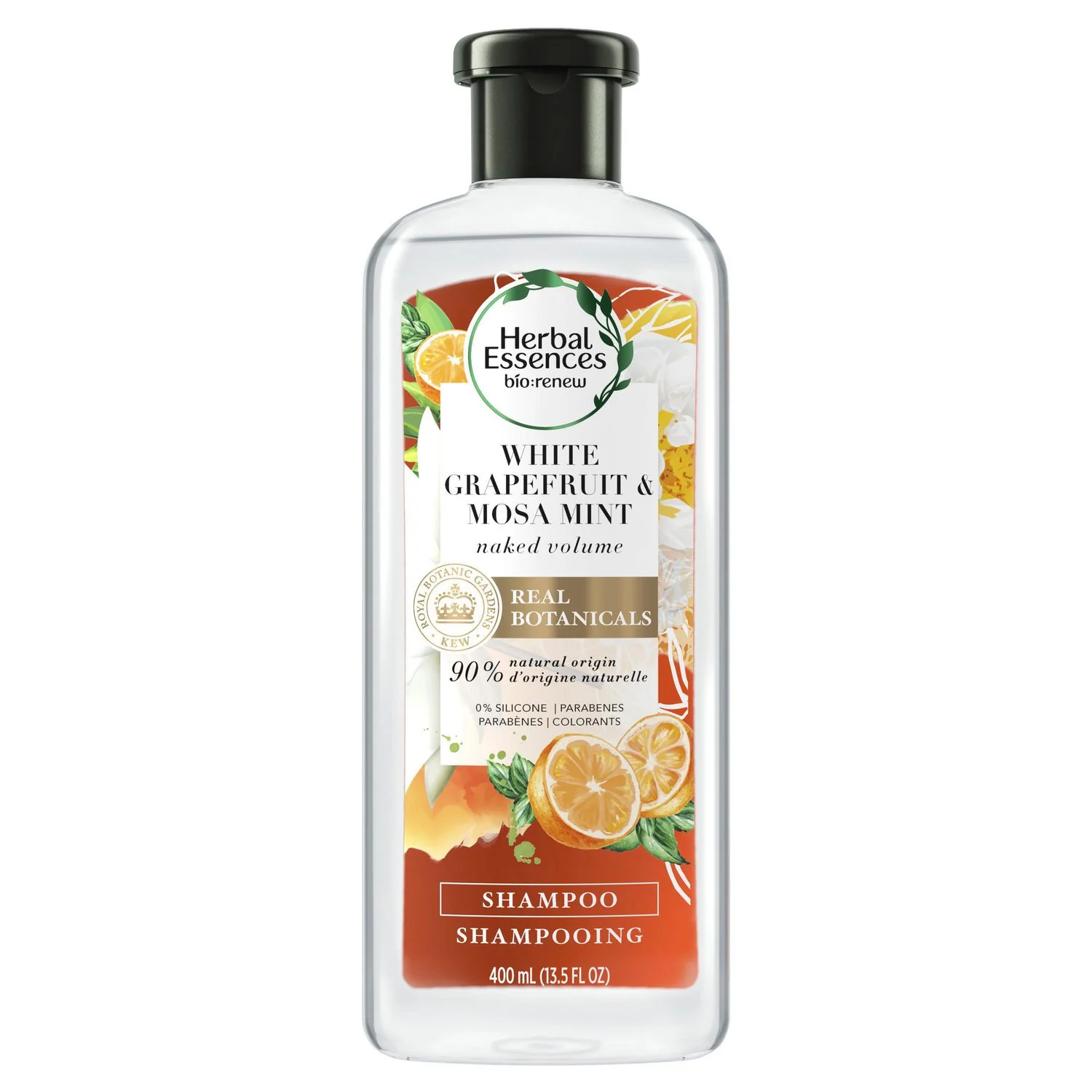 Herbal Essences Bio:Renew White Grapefruit & Mosa Mint Naked Volume Shampoo - 400 ml