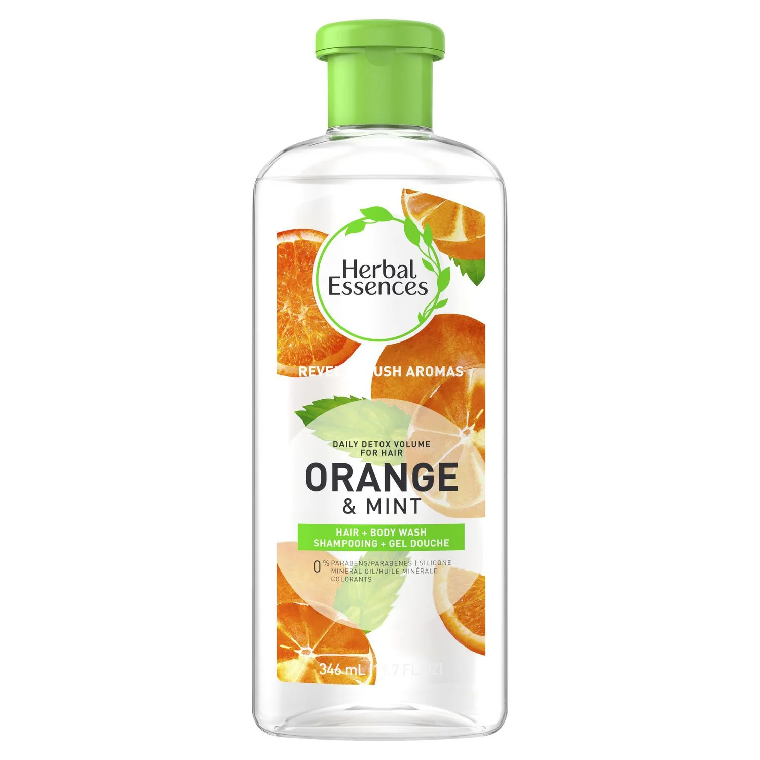 Herbal Essences Daily Detox Orange & Mint Shampoo & Body Wash - 346 ml