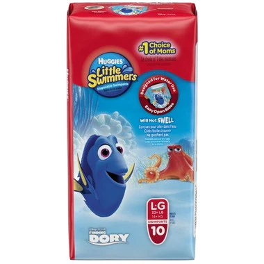 Huggies Little Swimmers, Size 5-6 Large - 10 swim pants