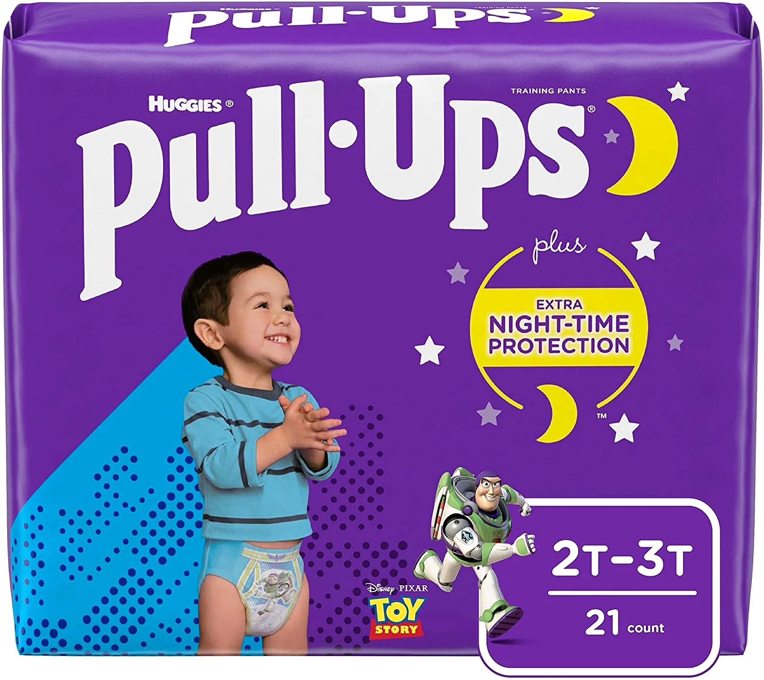 Huggies Nighttime Pull-Ups for Boys, 2T-3T - 21 training pants