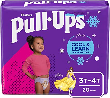 Huggies Pull-Ups for Girls, 3T-4T