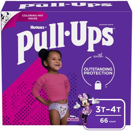 Huggies Pull-Ups for Girls, 3T-4T - Image 2