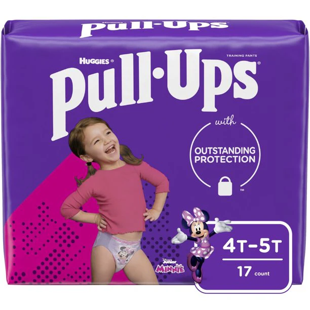 Huggies Pull-Ups for Girls, 4T-5T
