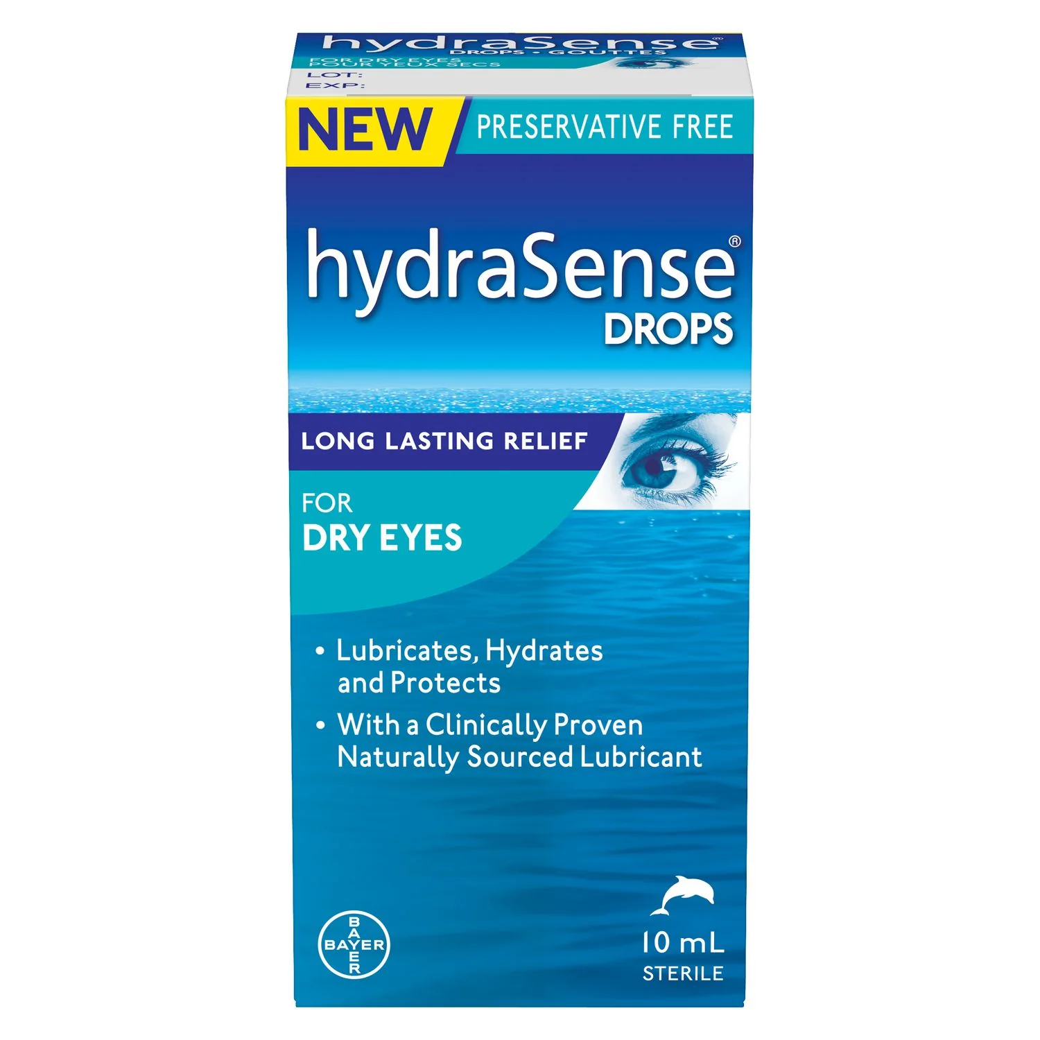 HydraSense Drops for Dry Eyes - 10 ml