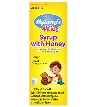 Hyland's 4Kids Syrup with Honey for Cough - 118 ml