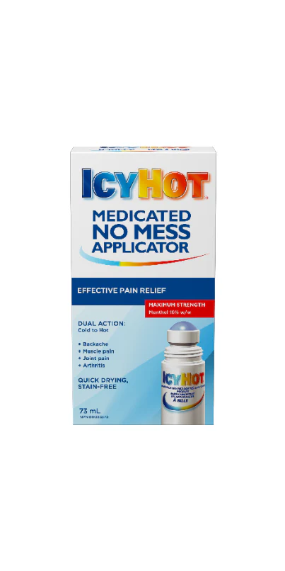 Icy Hot Maximum Strength Medicated No Mess Applicatior - 75 ml