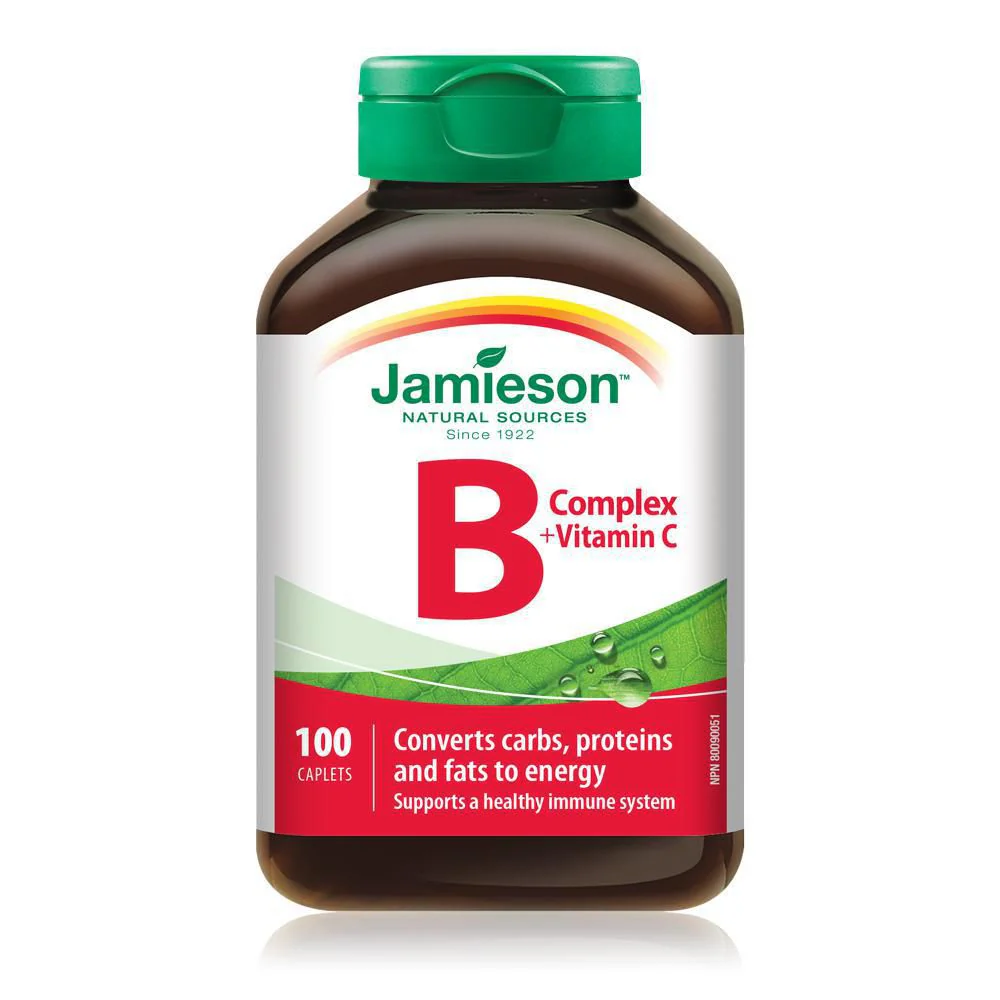 Jamieson B Complex + Vitamin C - 100 caplets