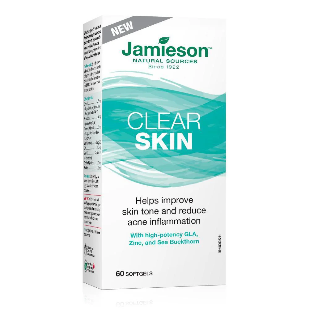 Jamieson Clear Skin - 60 softgels