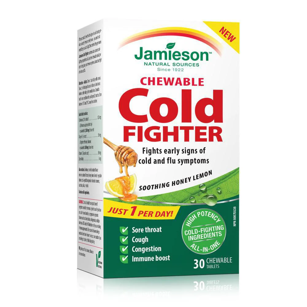 Jamieson Cold Fighter - 30 chewable tablets