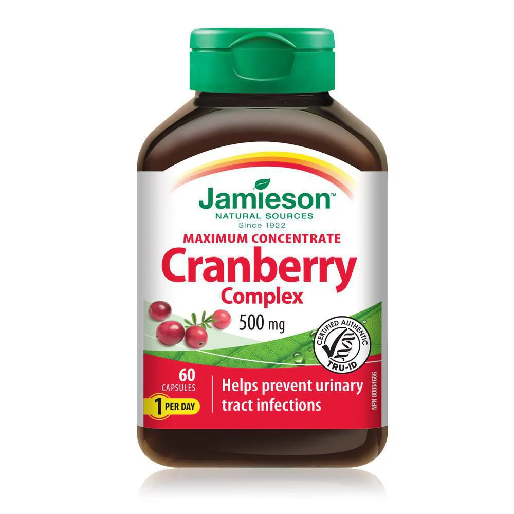 Jamieson Maximum Concentrate Cranberry Complex 500 mg Capsules