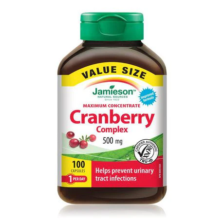 Jamieson Maximum Concentrate Cranberry Complex 500 mg Capsules - Image 2