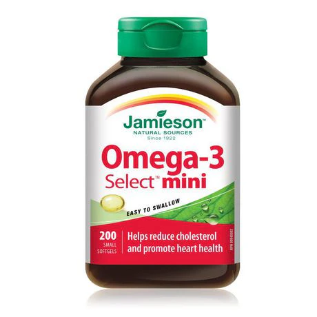 Jamieson Omega 3 Select Mini - 200 small softgels