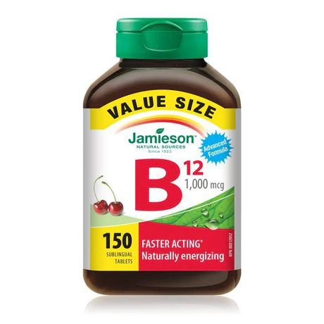 Jamieson Vitamin B12 1000 mcg - 150 sublingual tablets
