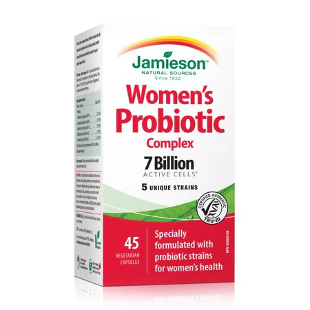 Jamieson Women's Probiotic Complex 7 Billion Active Cells, 5 Unique Strains - 45 capsules