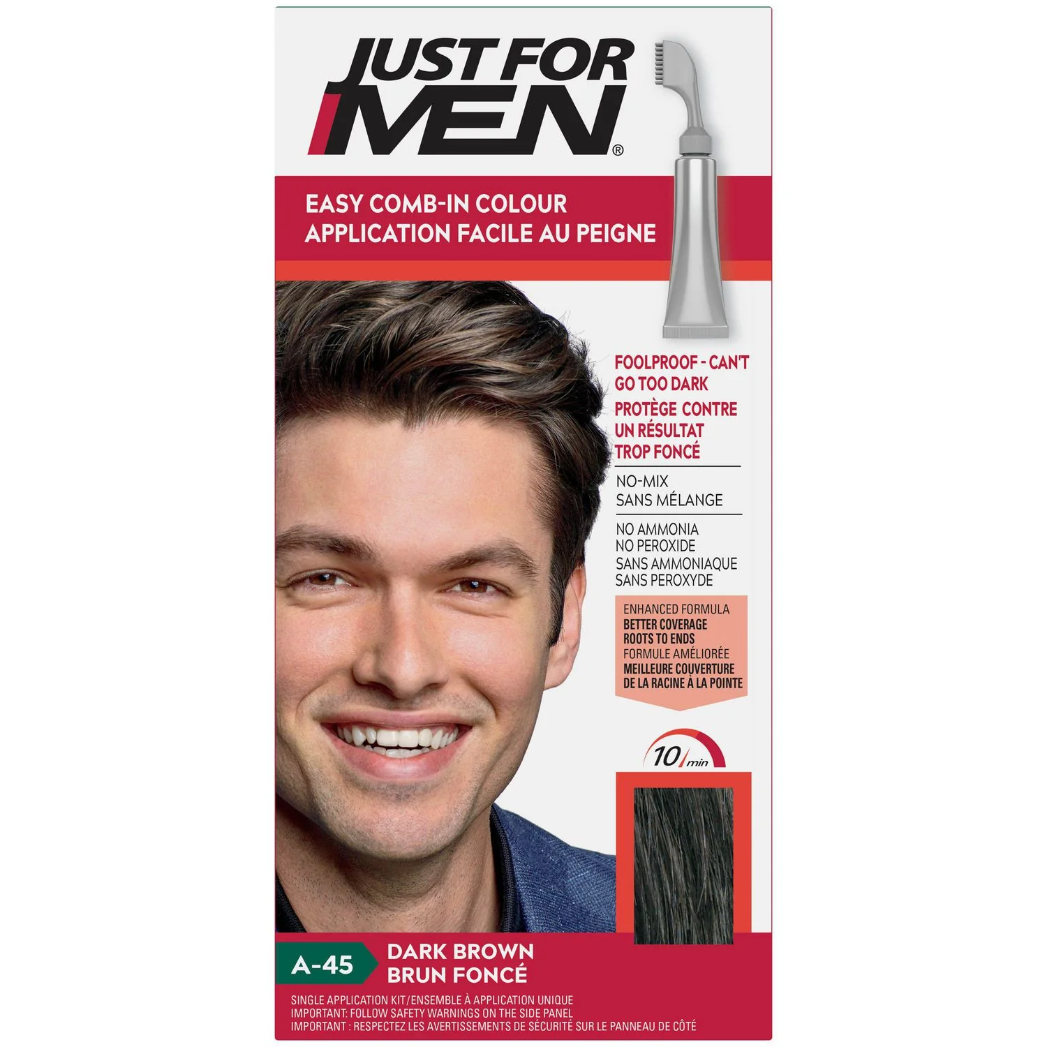 Just For Men Easy Comb-In Colour - single application kit - Image 3
