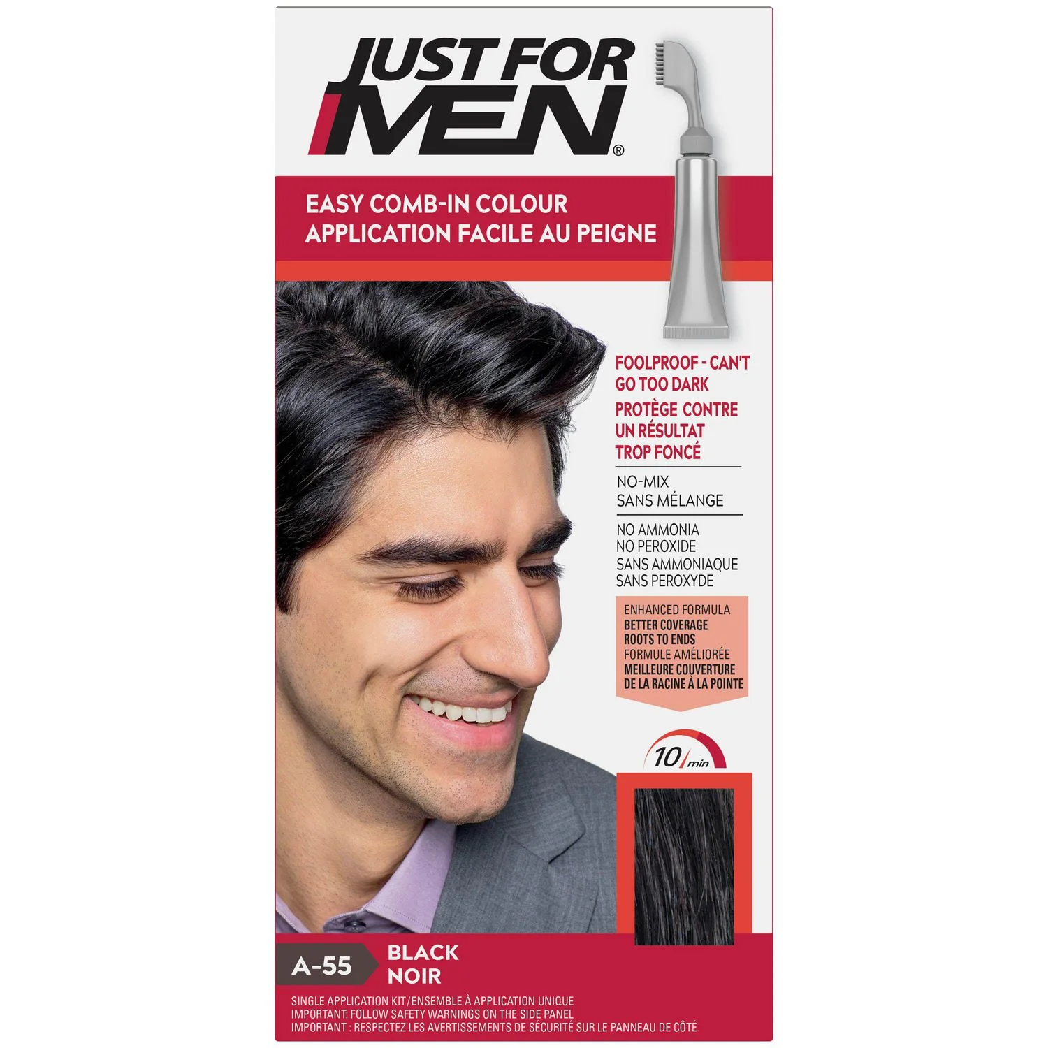 Just For Men Easy Comb-In Colour - single application kit - Image 4