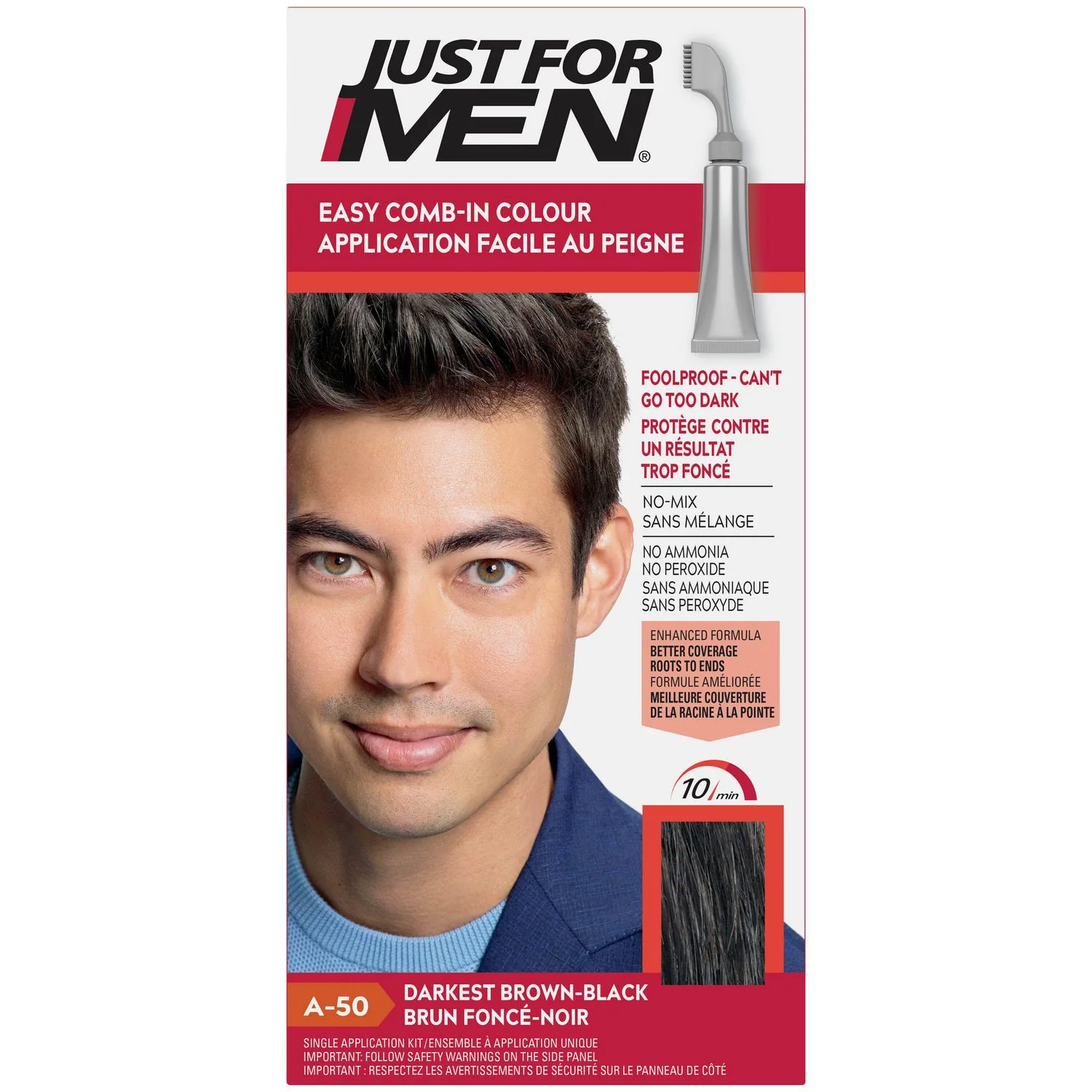 Just For Men Easy Comb-In Colour - single application kit - Image 5
