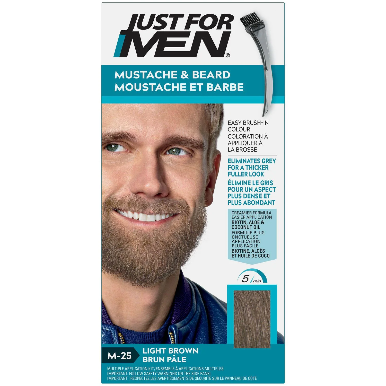Just For Men Mustache & Beard - single application kit - Image 2