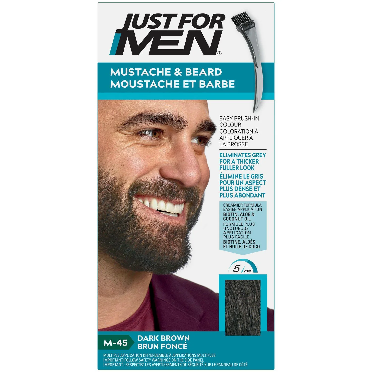 Just For Men Mustache & Beard - single application kit - Image 6
