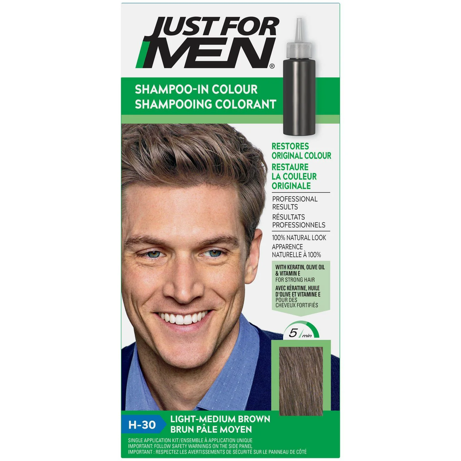 Just For Men Shampoo-In Colour - single application kit - Image 2