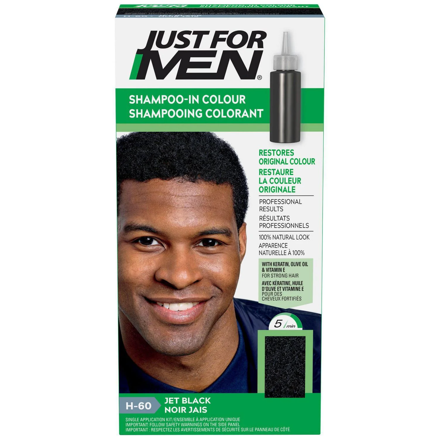 Just For Men Shampoo-In Colour - single application kit - Image 8