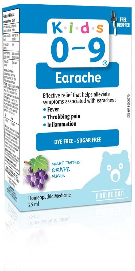 Kids 0-9 Earache Solution with Free Dropper - 25 ml