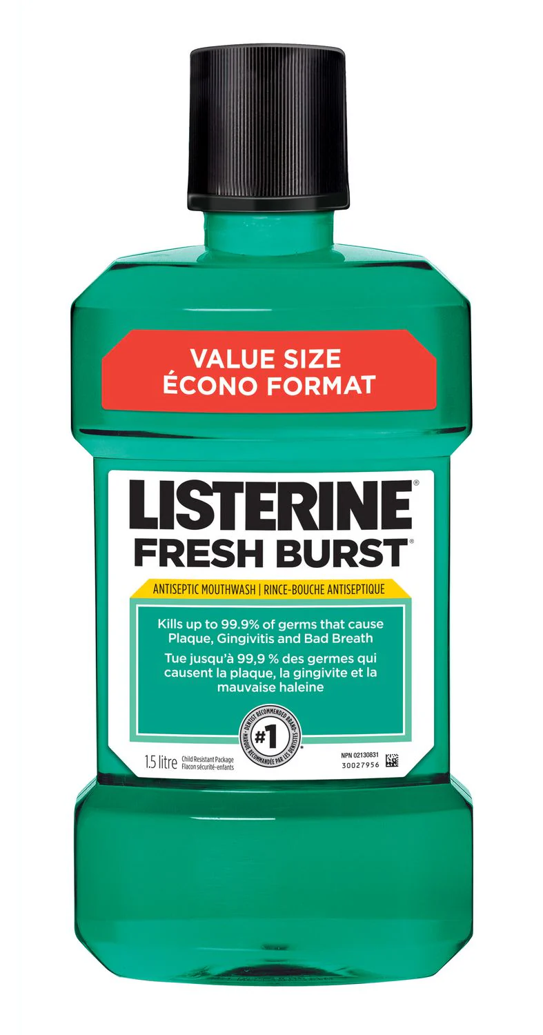Listerine Fresh Burst, Antiseptic Mouthwash - Image 3